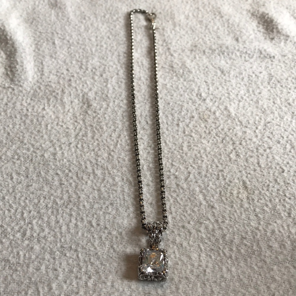 Silpada S0979 CZ “Uptown” Pendant and Chain